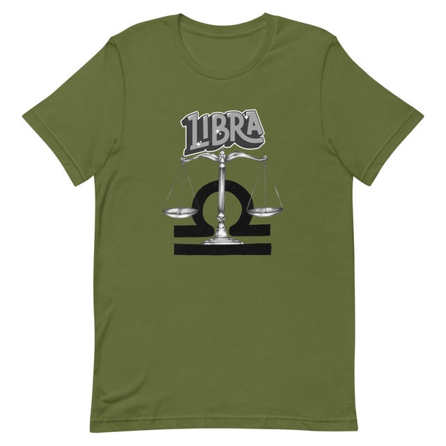 Libra Zodiac Scale Unisex t-shirt